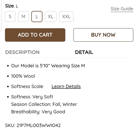 NWT Single Breasted Wool-Cashmere Overcoat (Grey) - Gentle Herd - Picture 9 of 16